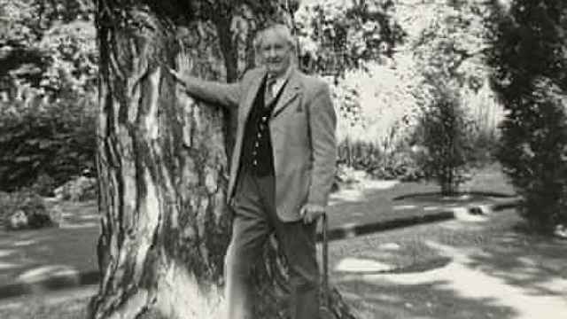 J. R. R. Tolkien en una imagen tomada en 1973.