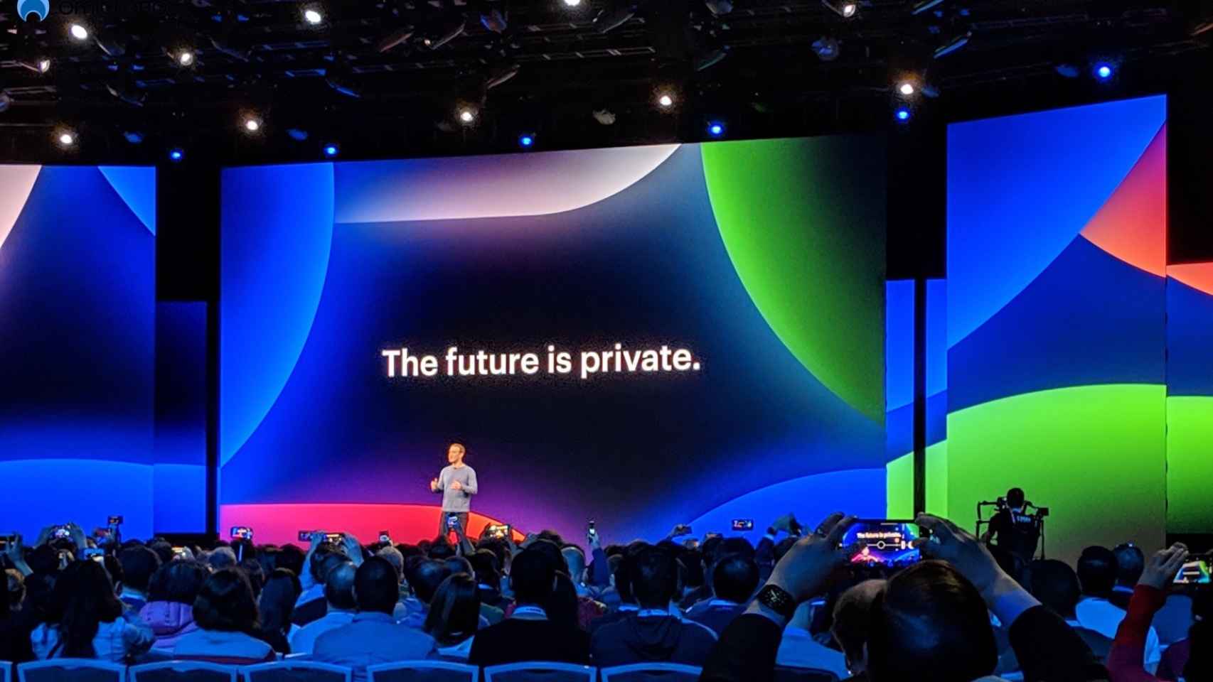 Mark Zuckerberg en la edición del 2019 del F8