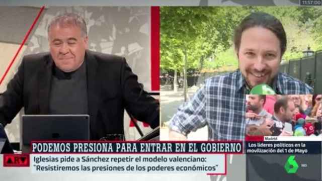 El 'zasca' de Pablo Iglesias a Antonio García Ferreras