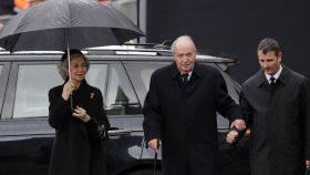 La reina Sofía y el rey Juan Carlos han querido estar presentes en el funeral de Juan de Luxemburgo.