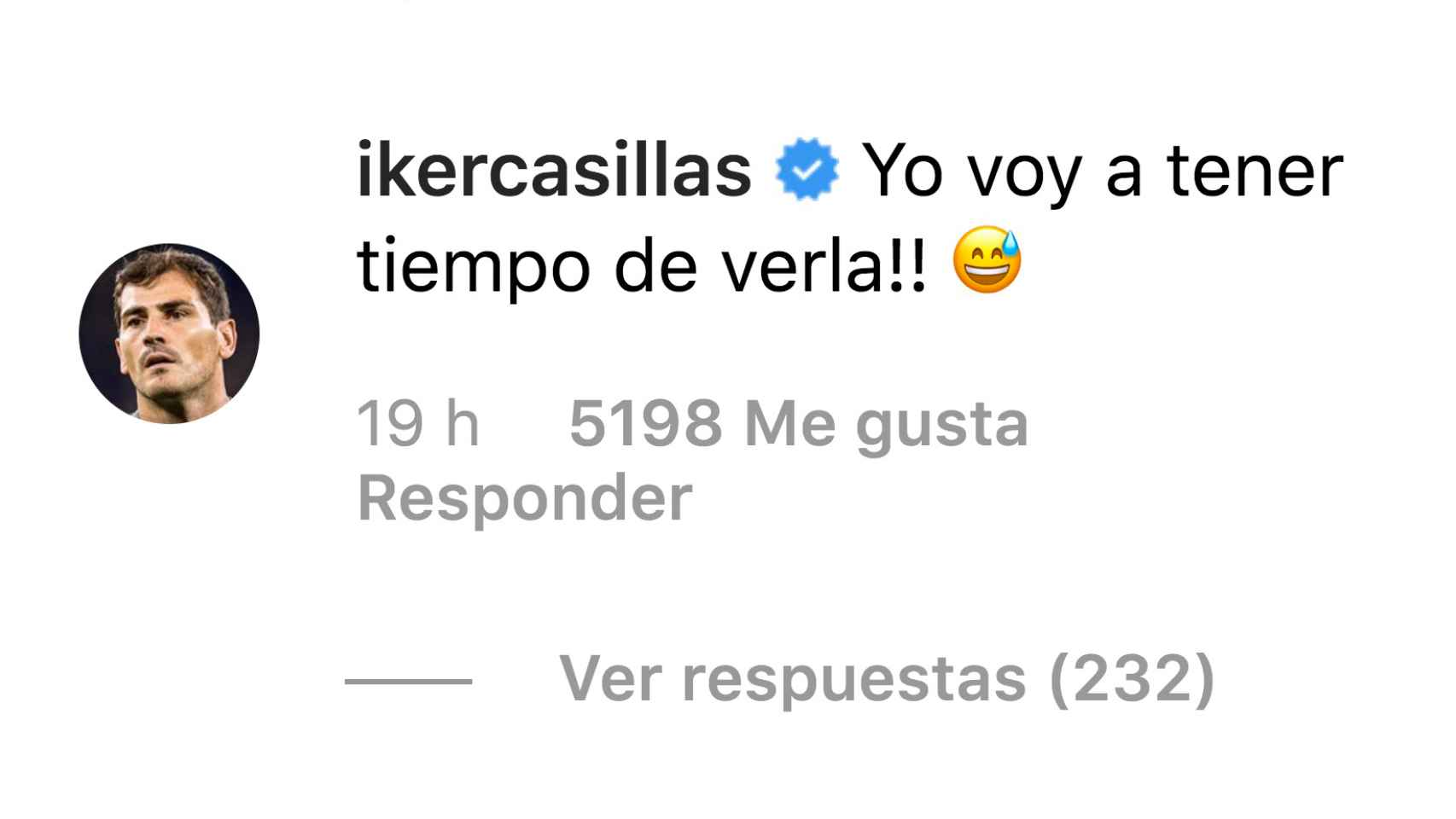 Iker Casillas, en Instagram