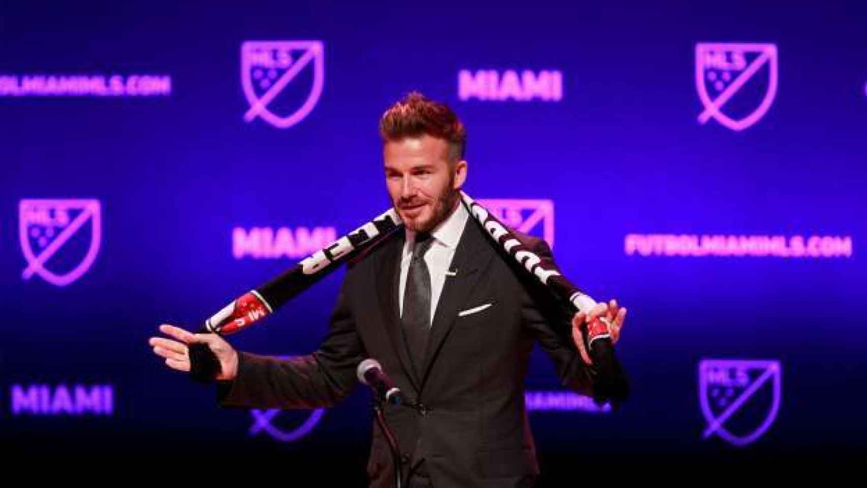 David Beckham, dueño de la franquicia de Miami de la MLS