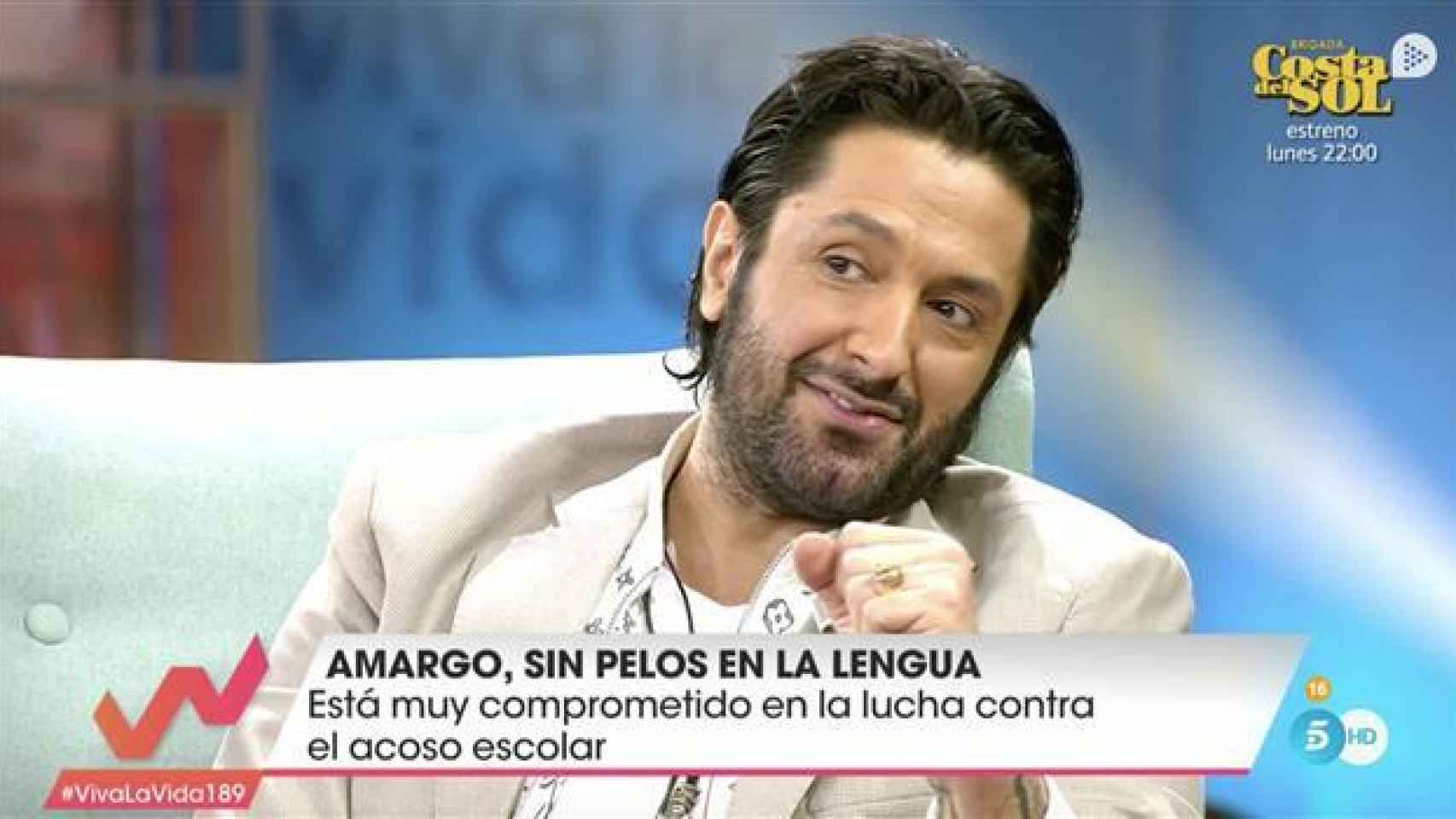 Rafael Amargo ha sido duramente criticado por el comentario que hizo en 'Viva la vida'.