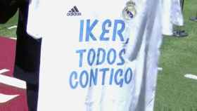 Camiseta homenaje del Real Madrid a Iker Casillas