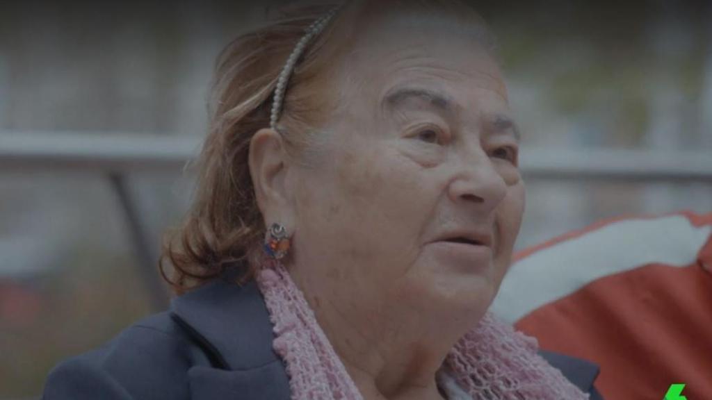 La señora que fue vecina y amiga de Sara Montiel.