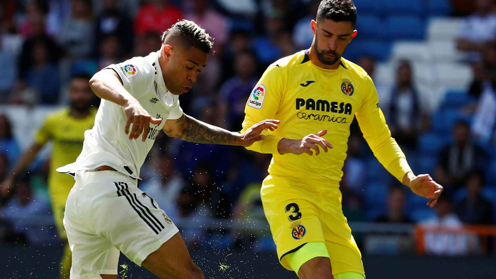 Mariano dispara a portería y marca el primer gol del Madrid al Villarreal