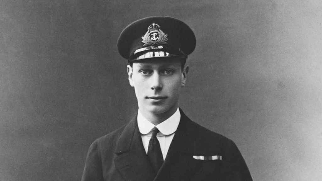 El rey Jorge VI (entonces príncipe) en la batalla de Jutlandia. 1916.