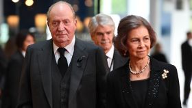 Los reyes Juan Carlos y Sofía.