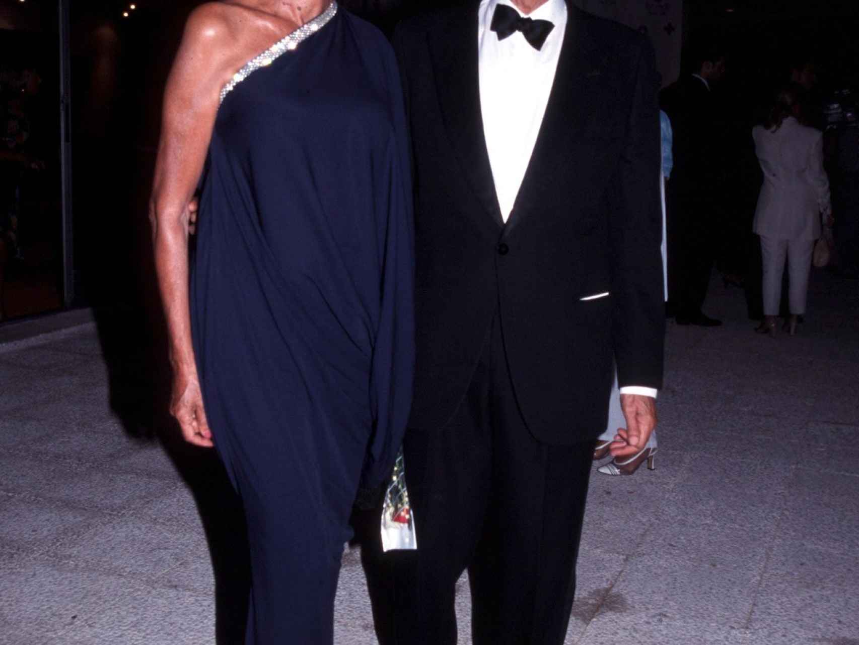 Pitita Ridruejo y su marido Mike Stilianopoulos en el año 1998.