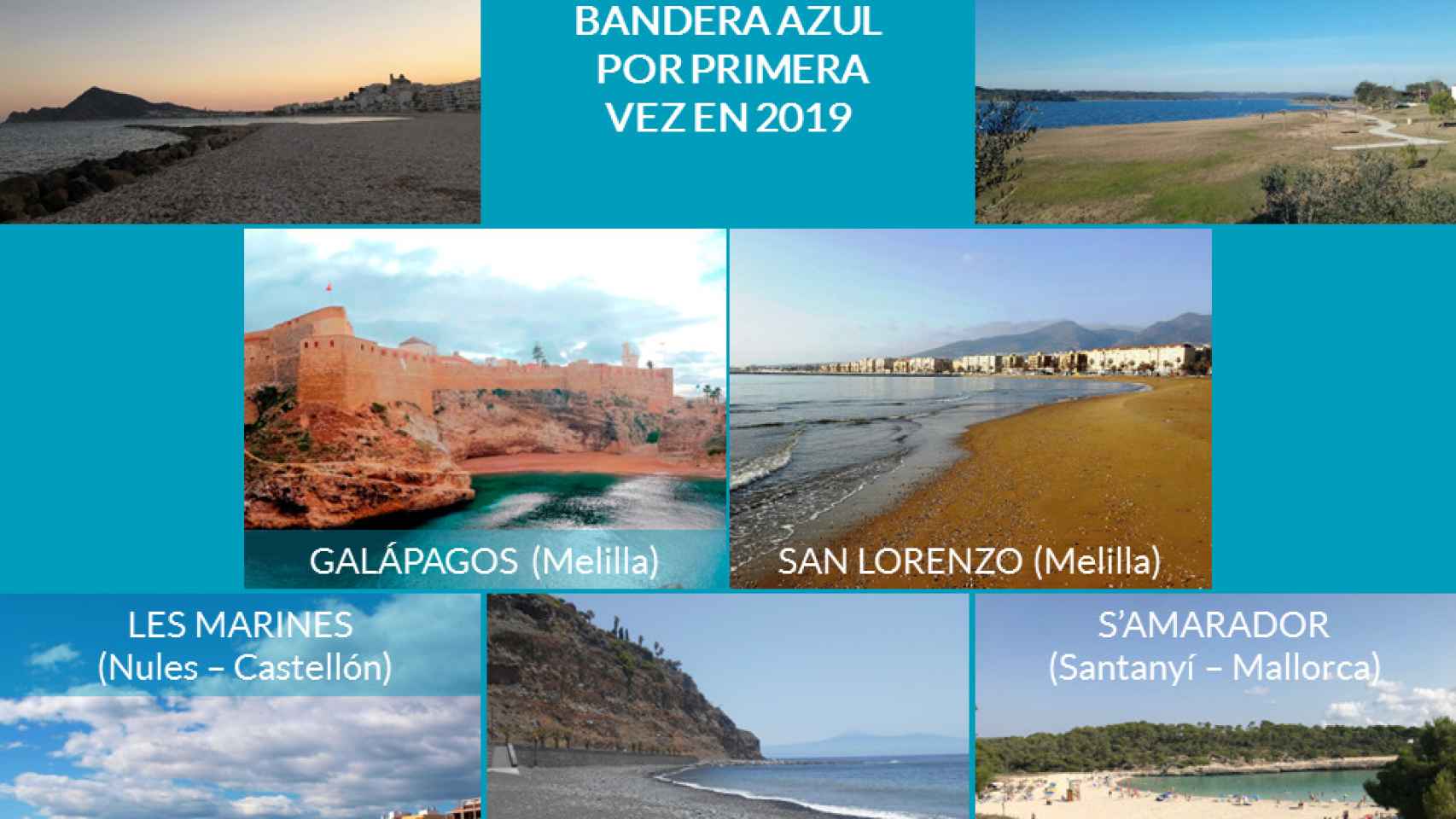 Estas son las 7 nuevas playas que han obtenido el distintivo de excelencia Bandera Azul