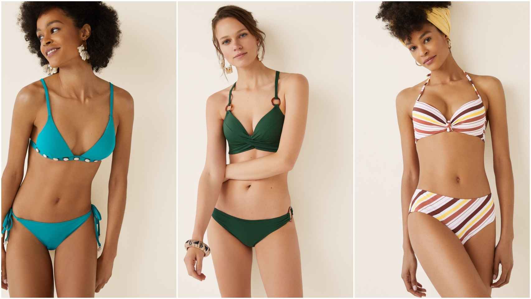 Colores cálidos, y estampados: las nuevas tendencias para bikinis de este verano