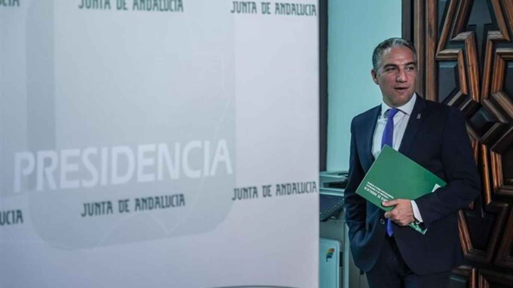 Elías Bendodo, portavoz de la Junta de Andalucía.