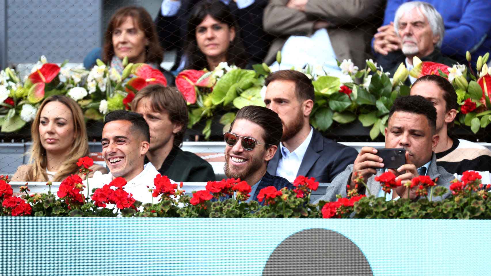 Lucas Vázquez, Luka Modric, Sergio Ramos y Ronaldo