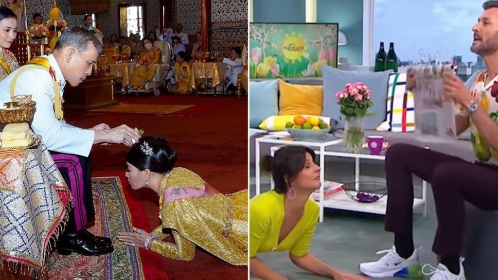 Imagen de la boda real tailandesa.