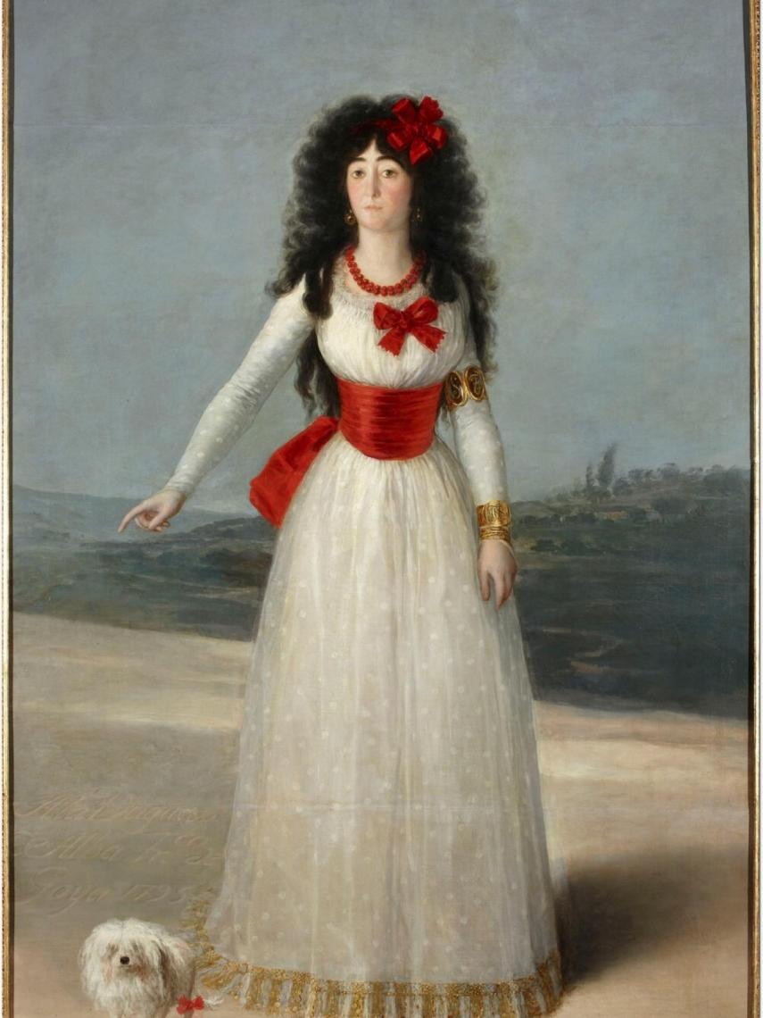 La duquesa de Alba de blanco. Goya