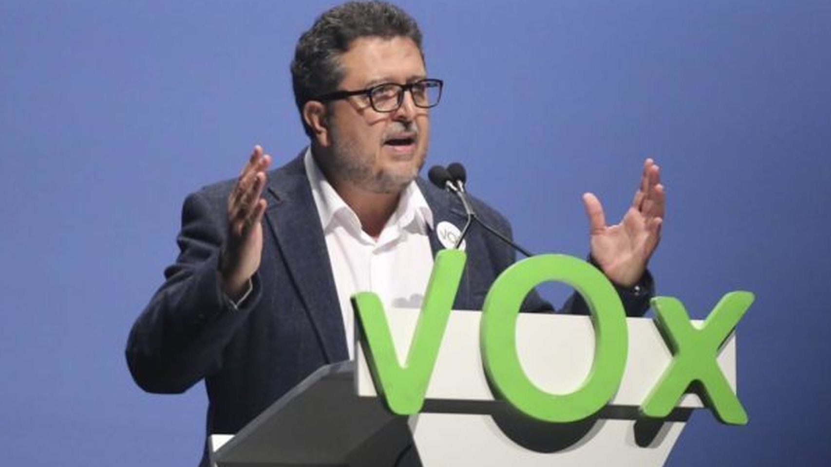 Francisco Serrano, presidente de Vox en el Parlamento de Andalucía.