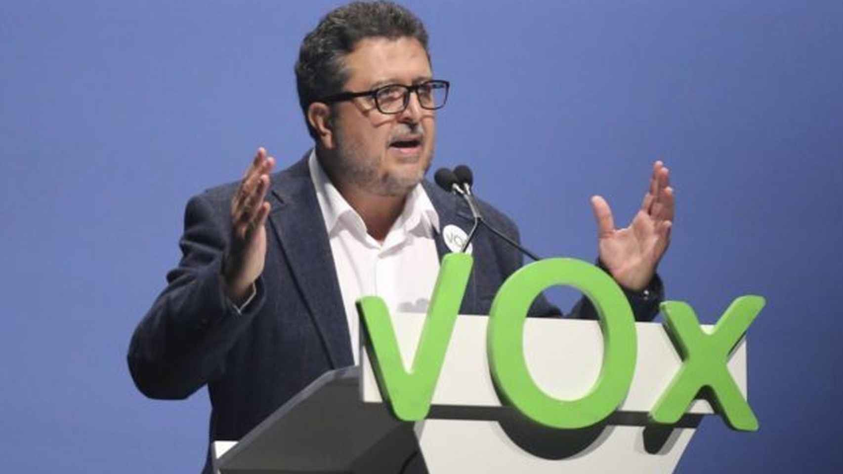 El expresidente del grupo parlamentario de Vox, el juez Francisco Serrano.