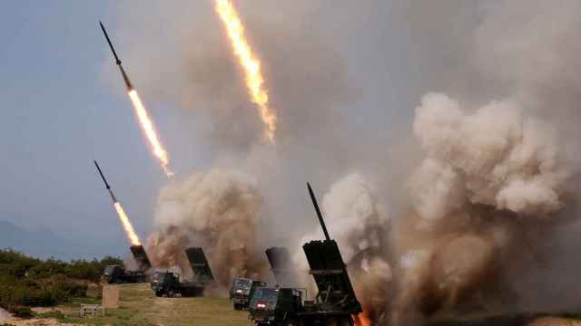 Los lanzamientos de Corea del Norte del pasado sábado.