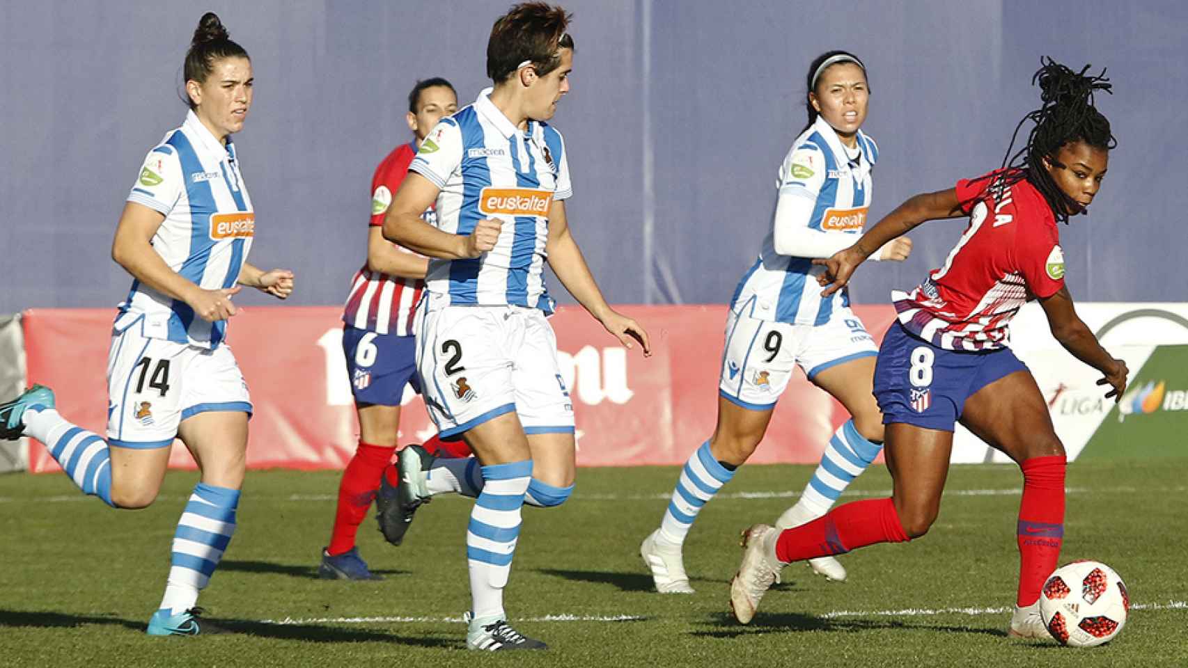 Atlético de Madrid - Real Sociedad, de fútbol femenino. Foto: atleticodemadrid.com