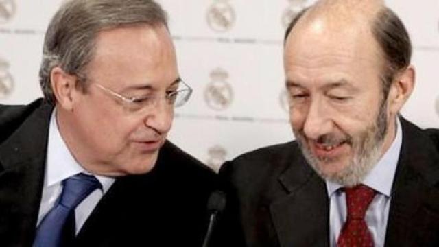 Florentino Pérez y Alfredo Pérez Rubalcaba