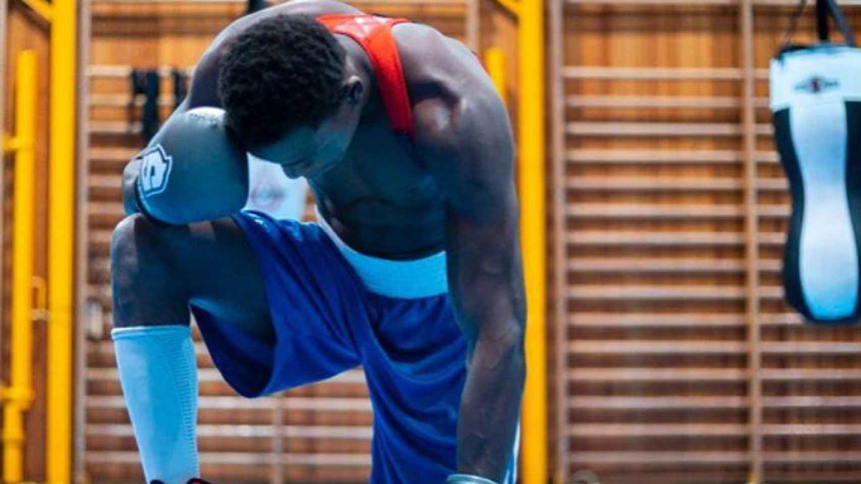 Youba Sissokho, boxeador. Foto: Instagram. (@youba_sissokho)