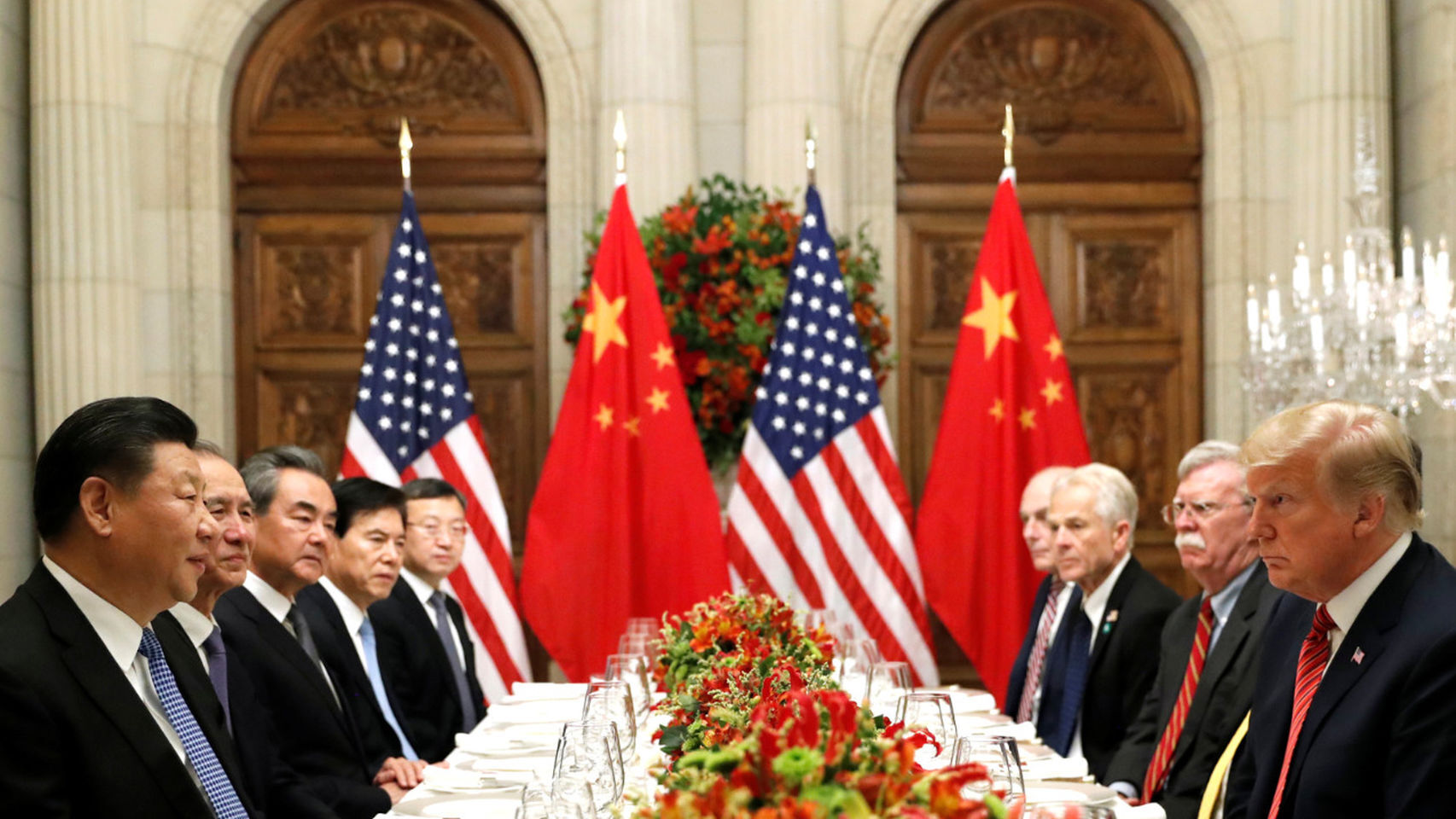 Trump y Xi  durante el G20