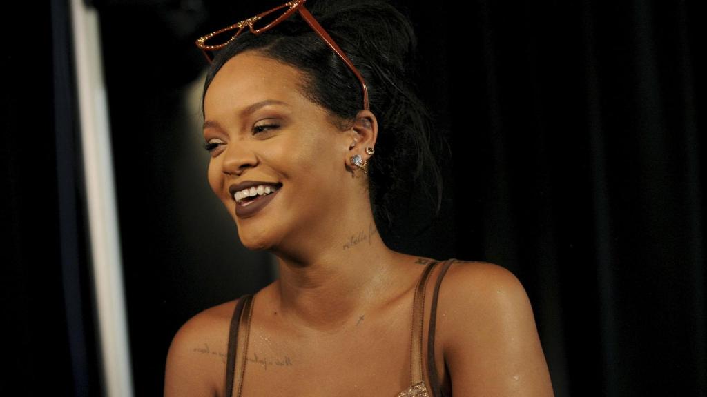 Rihanna en su desfile Savage x Fenty