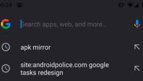 La aplicación de Google Search empieza a usar el modo oscuro