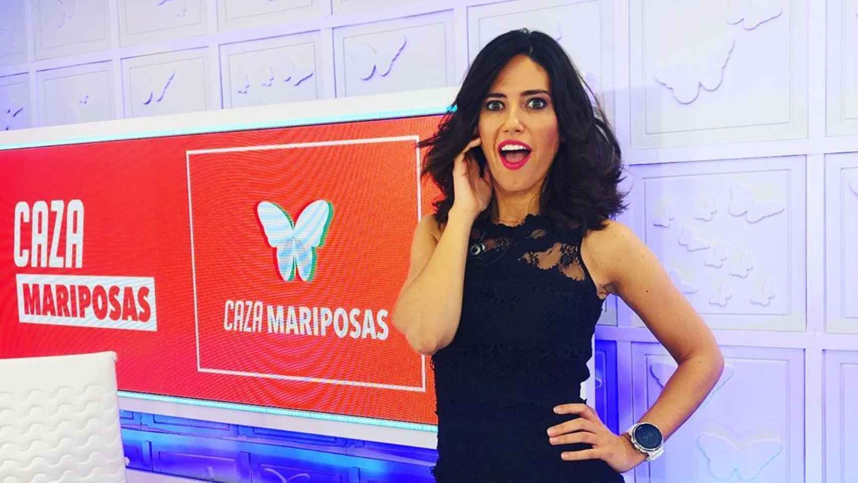 Nuria Marín presentando 'Cazamariposas'.