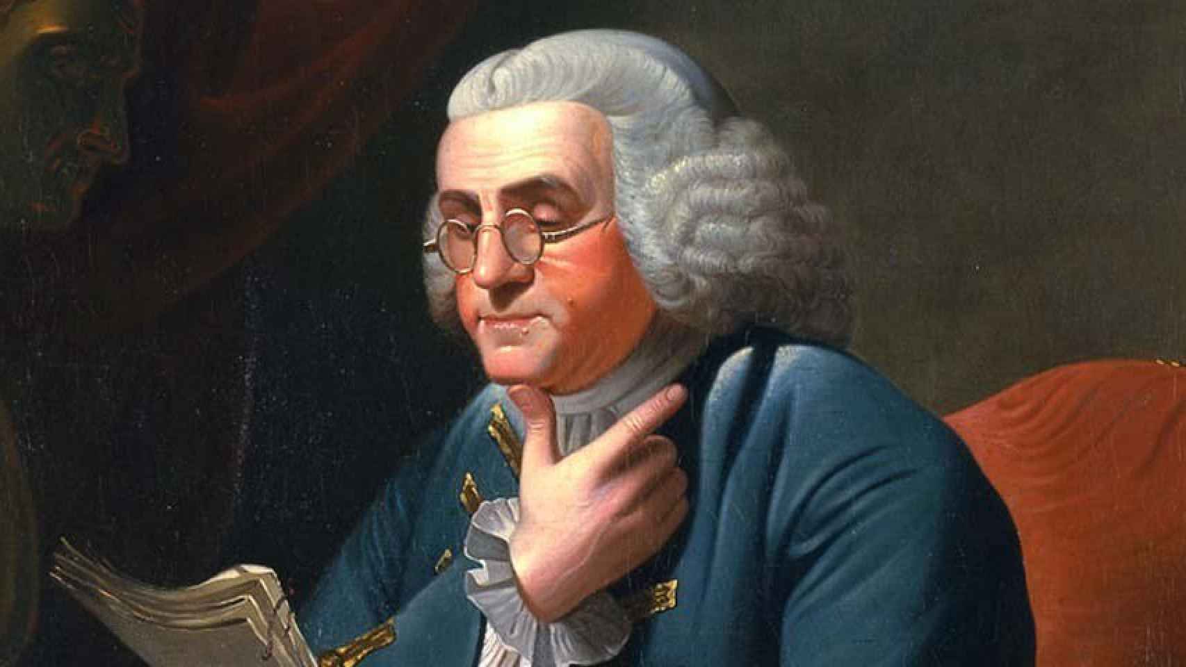Benjamin Franklin, el padre fundador de EEUU.