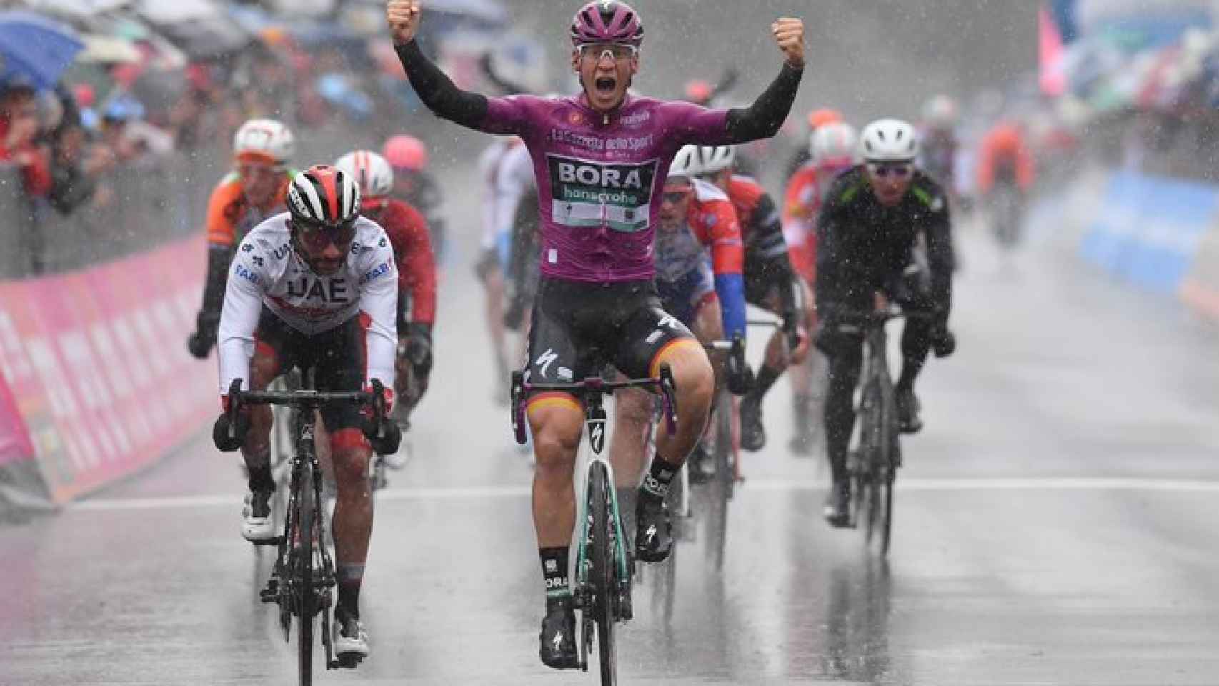 Ackermann gana la quinta etapa del Giro de Italia 2019. Foto: Twitter (@giroditalia)