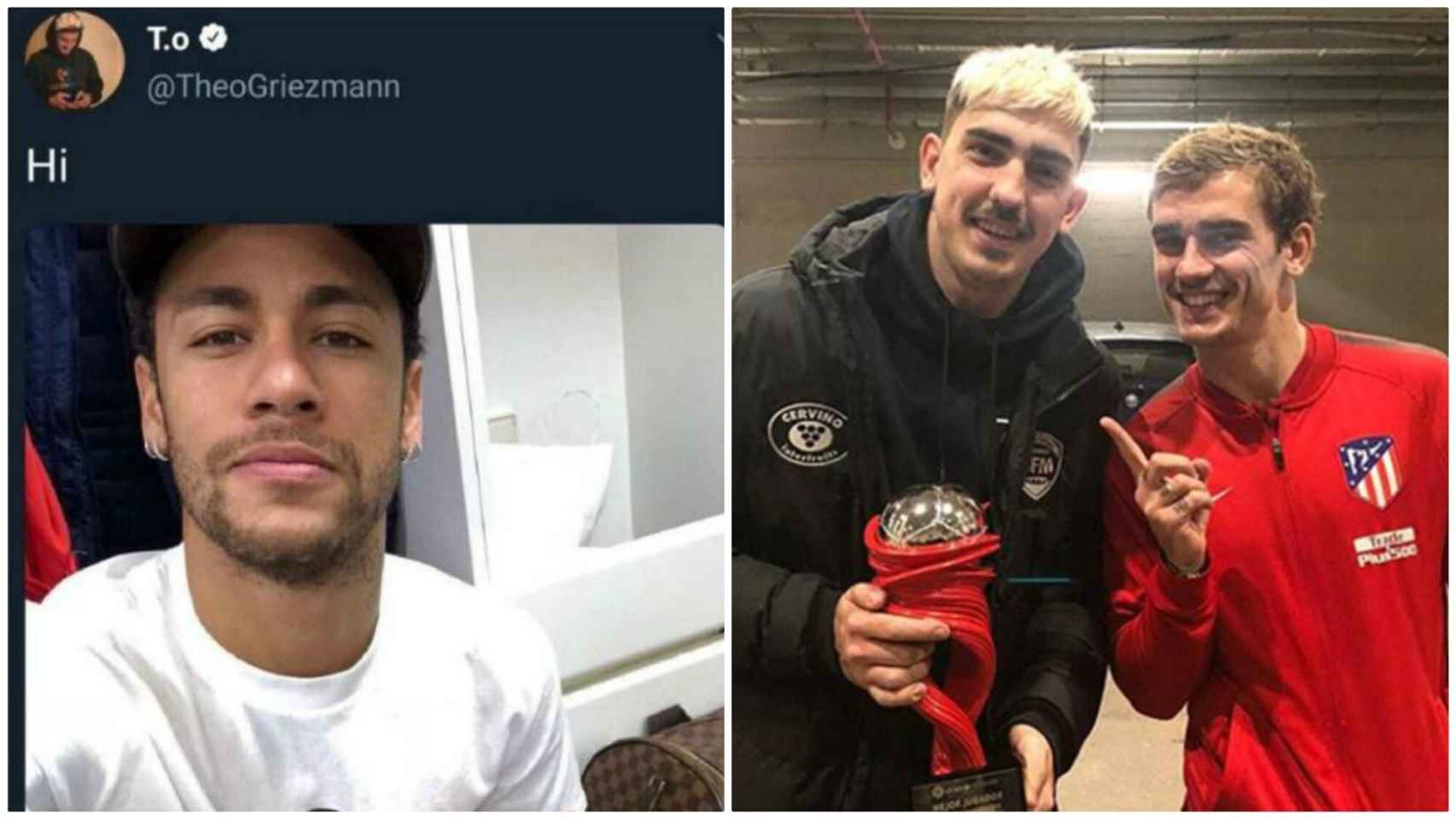 El guiño del hermano de Griezmann a Neymar