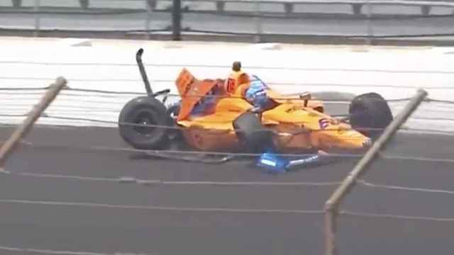 Accidente de Fernando Alonso en Indinápolis