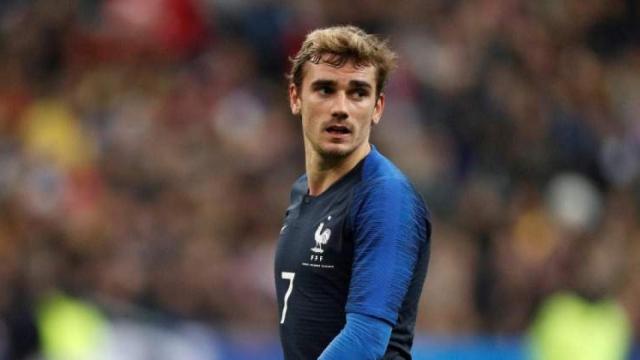 Griezmann, en un partido de la selección de Francia