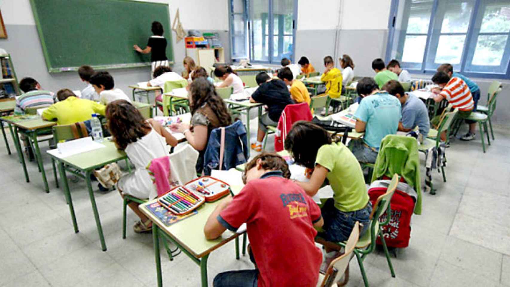 Una clase en un colegio de Primaria. Foto: EFE