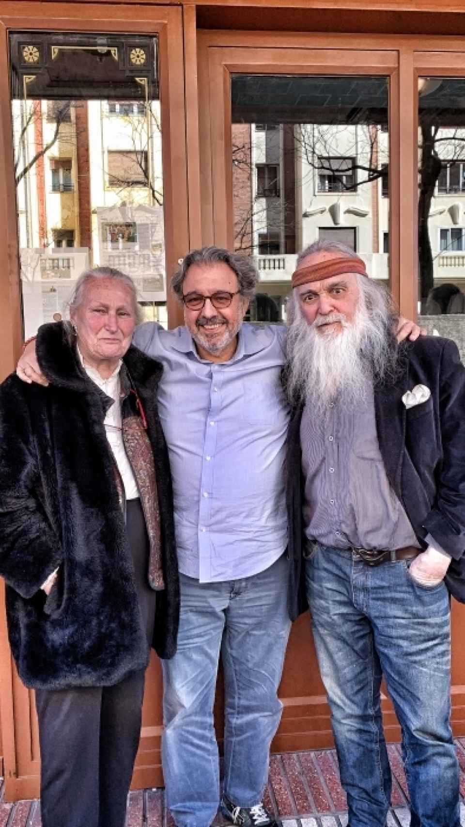 Juanjo, Stéphane y Arturo