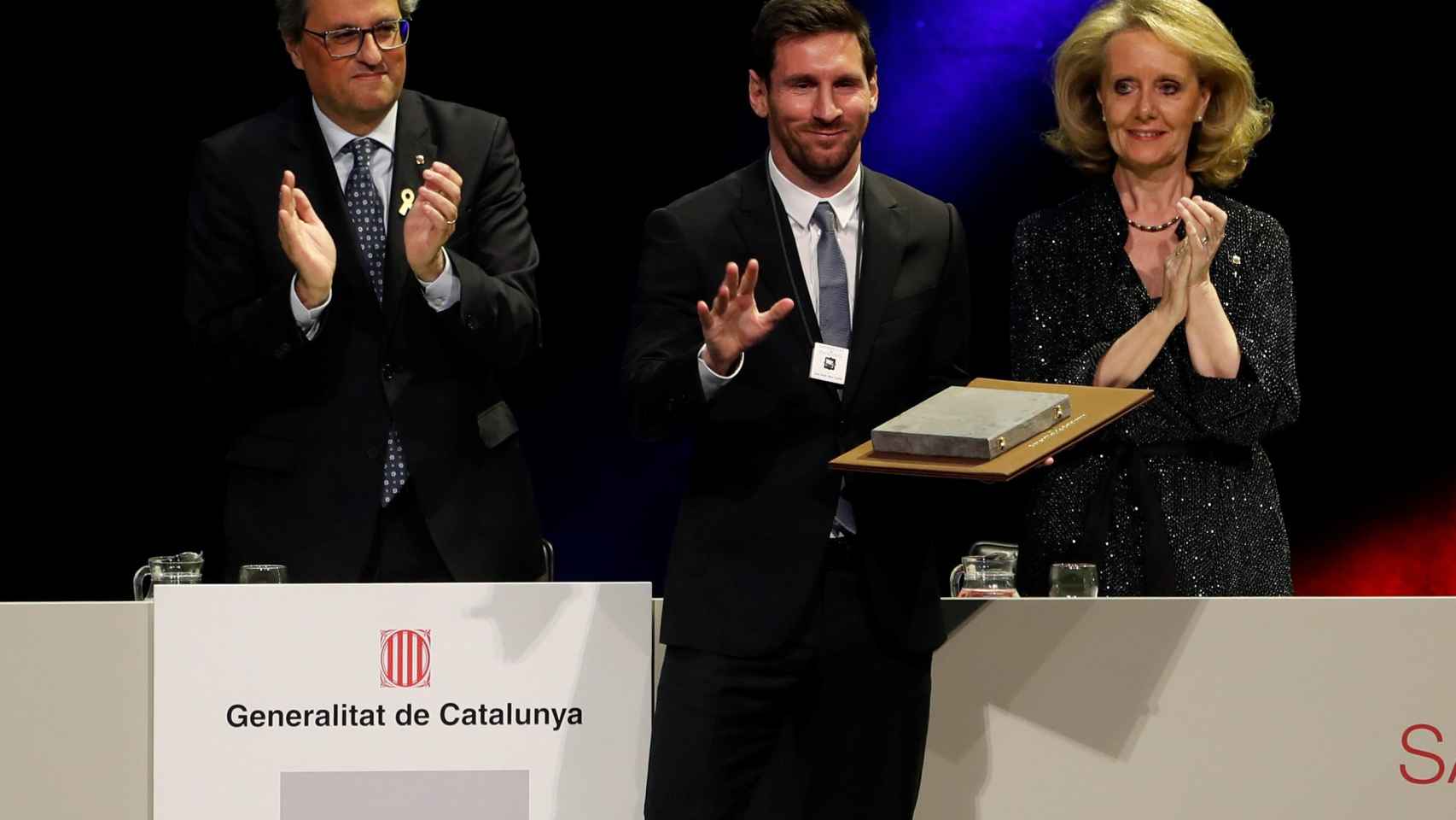 Messi premiado con la Cruz de Sant Jordi