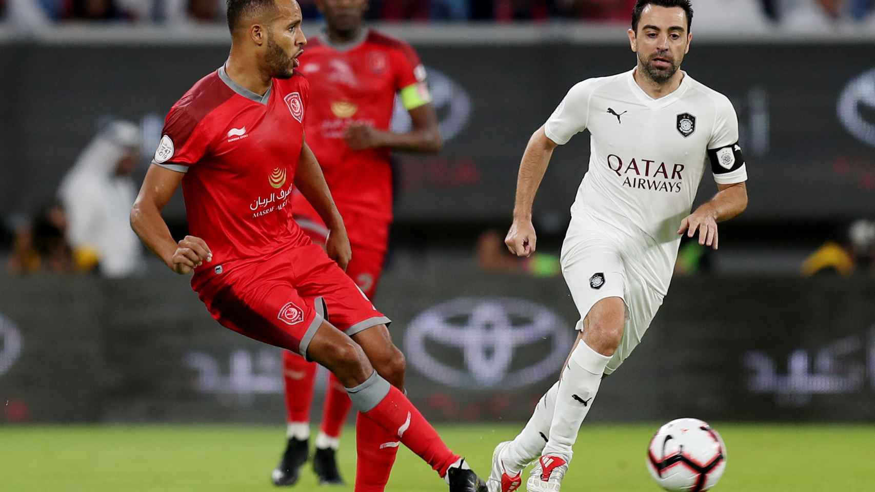Xavi Hernández en la final de Copa del Emir de Catar
