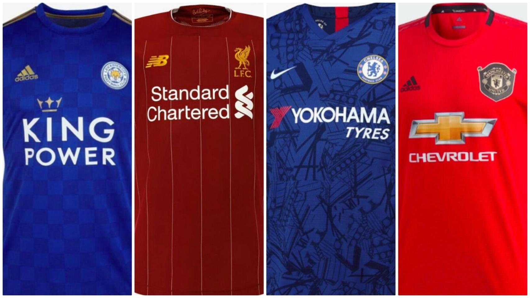 Del Manchester City al Liverpool: las camisetas de la League para la temporada