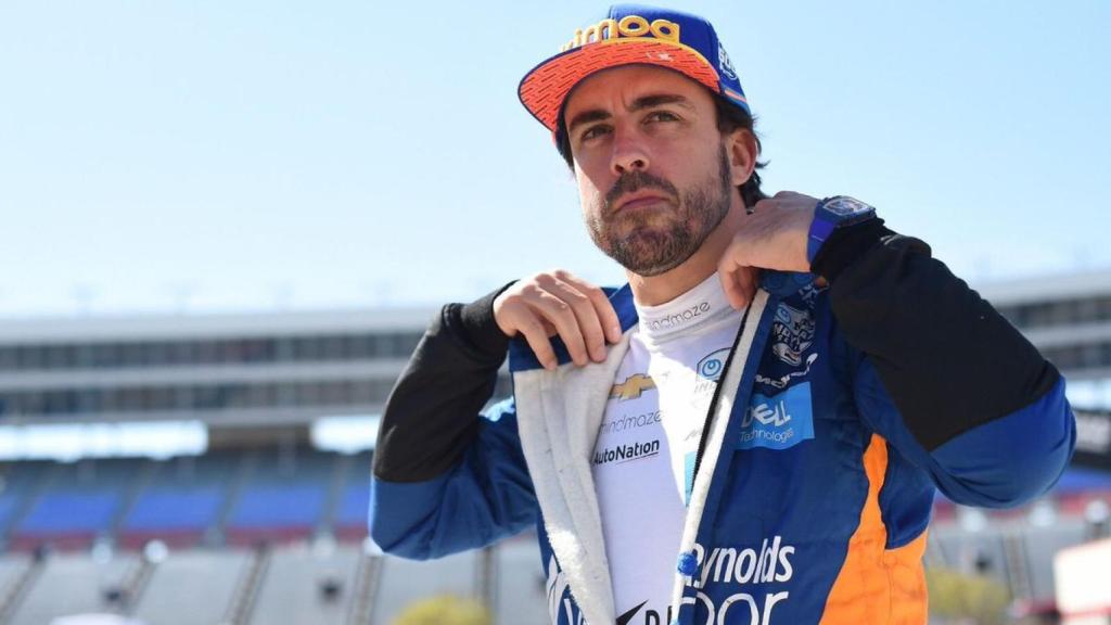 Fernando Alonso durante las 500 Millas de Indianápolis