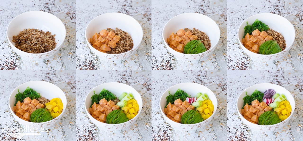 Poké de salmón, la manera más fácil y rápida de preparar un poke bowl