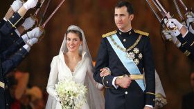Felipe y Letizia el día de su boda.