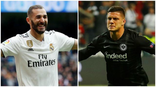 Benzema-Jovic: la dupla letal que prepara el Real Madrid.