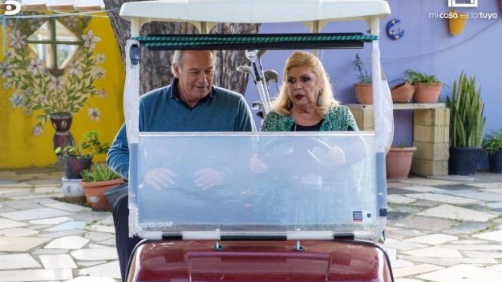 Bertín Osborne y María Jiménez.