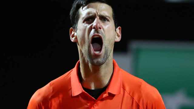 Novak Djokovic, en el Masters 1000 de Roma