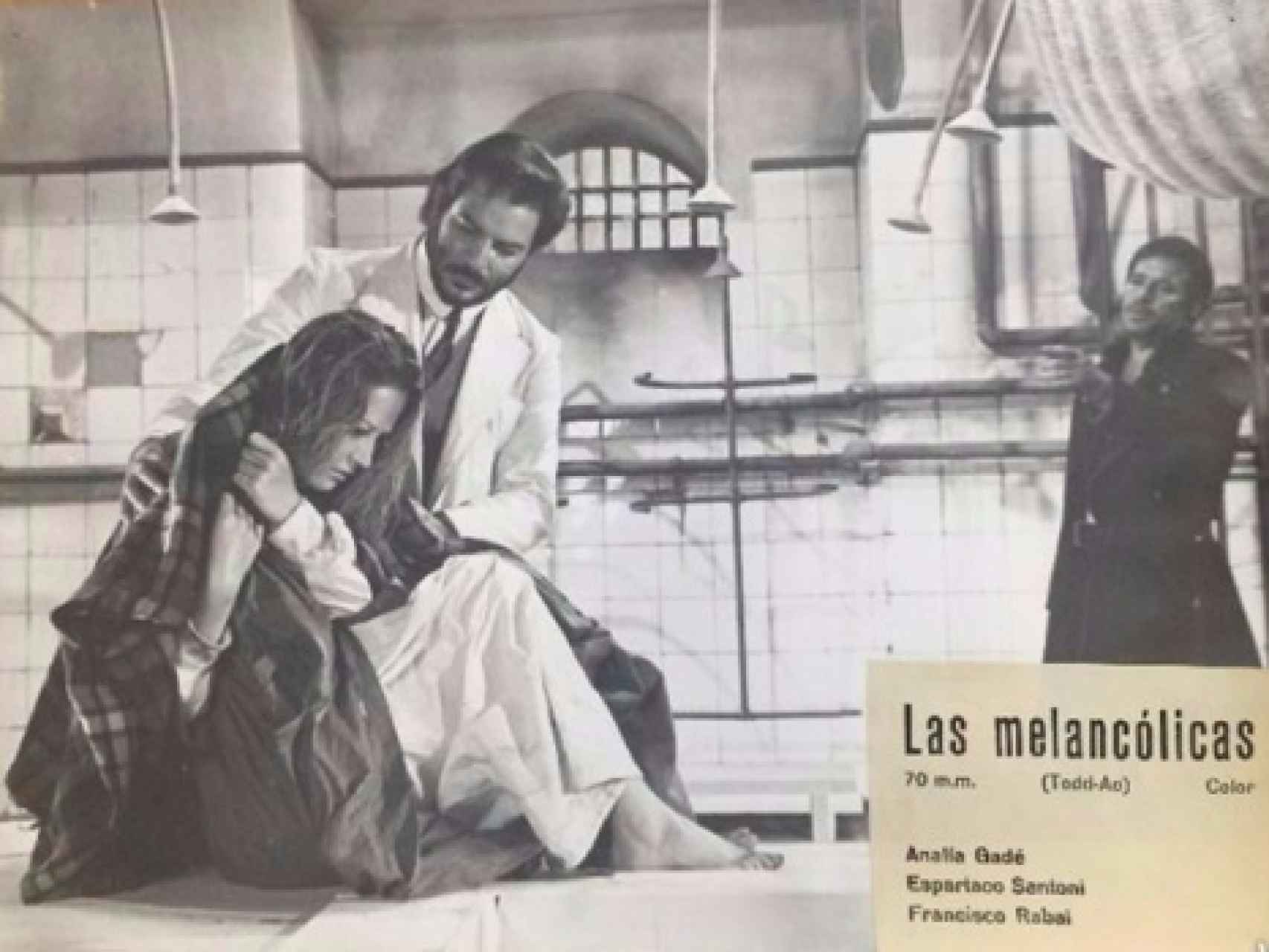 Espartaco y Analía en el cartel de 'Las melancólicas'.