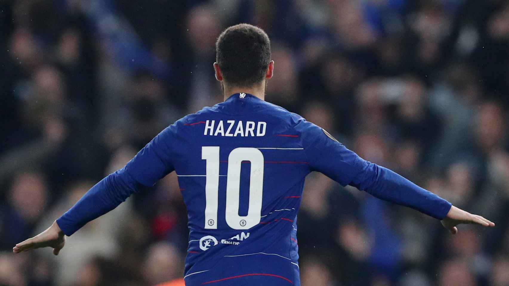 Eden Hazard, con el Chelsea
