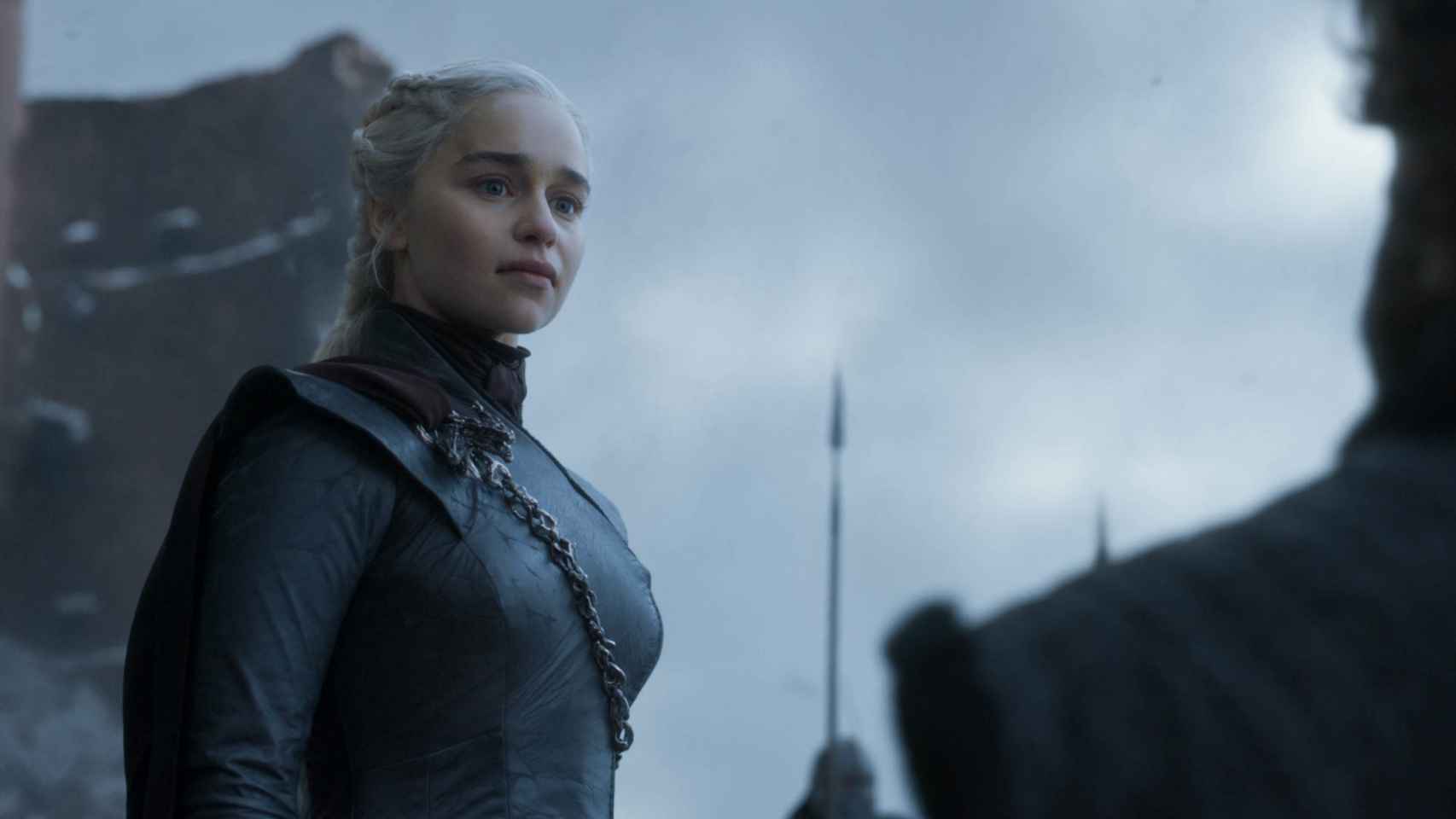 Daenerys en un fotograma en Desembarco del Rey.