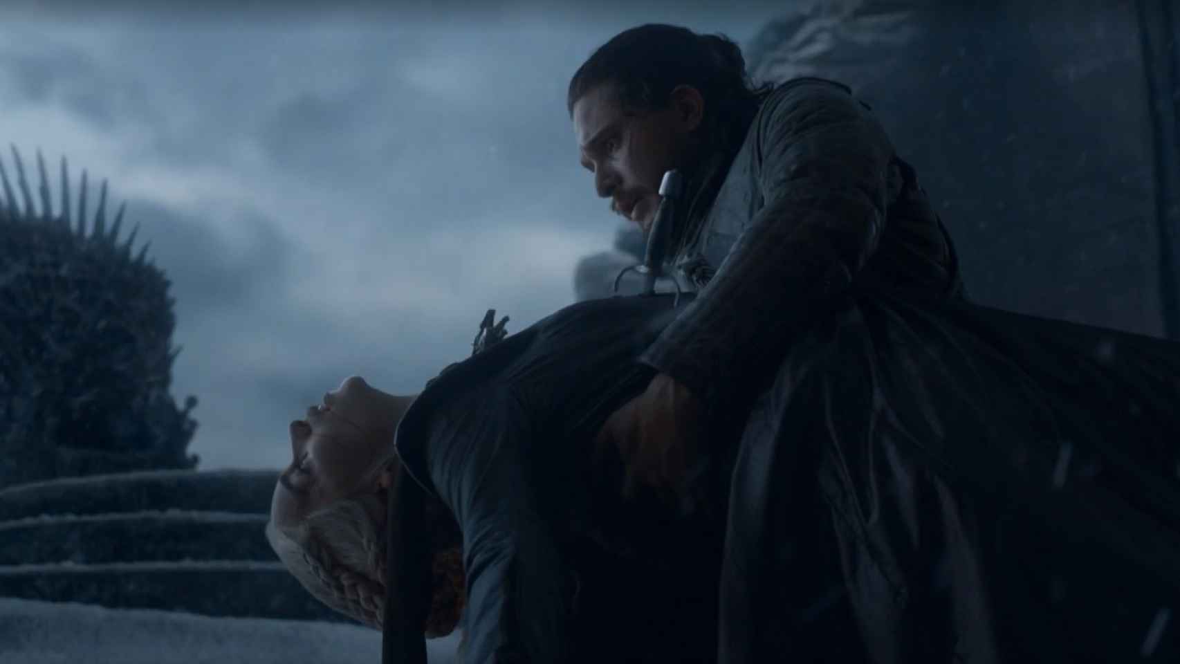 Daenerys Targaryen en el último episodio de Juego de Tronos.