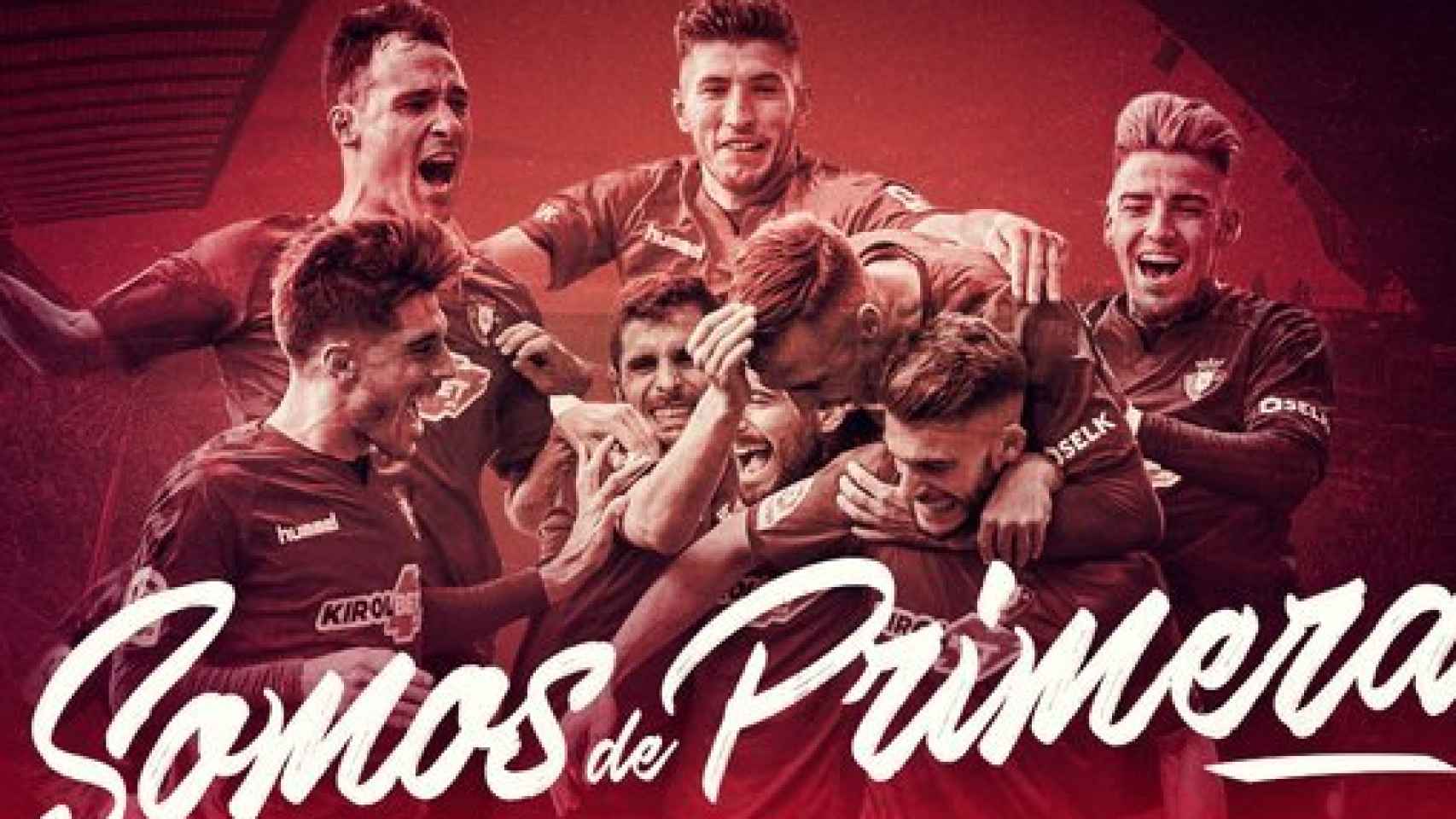 Osasuna asciende  Primera División. Foto: Twitter (@CAOsasuna)